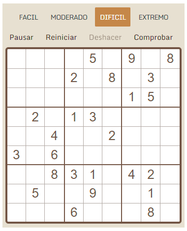 Jugar Sudoku