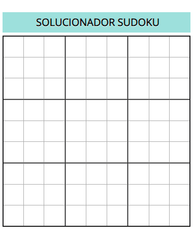 Solucionar Sudoku